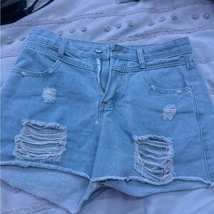 jean shorts